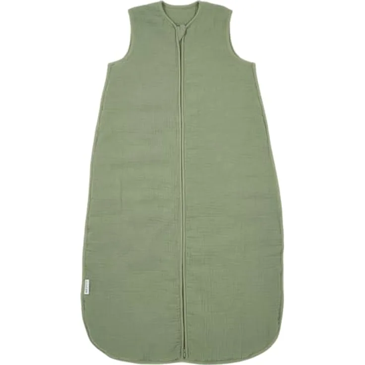 Meyco Schlafsack Musselin wattiert, TOG 2.0, Olive Green, Gr. 60 cm für Babys
