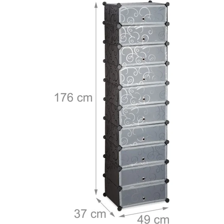 Schuhregal 10 Ebenen – Bild 4