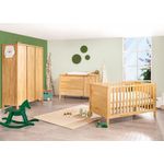 Pinolino Babyzimmer Set Kinderzimmer Set 3-teilig 'Enno' extrabreit groß
