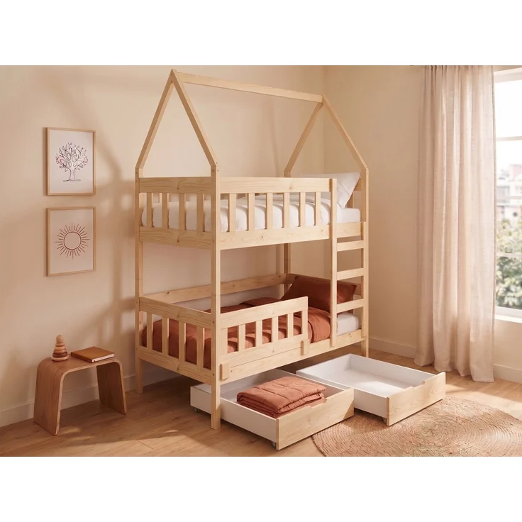 Selsey 'Vistena' Kinderbett mit Bettkasten, Kiefer, 75x180 cm – Bild 2