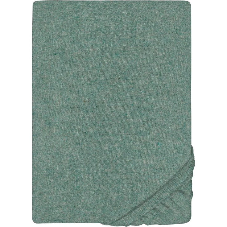 biberna Spannbetttuch , fichte, 1x 180x200 cm - 200x200 cm