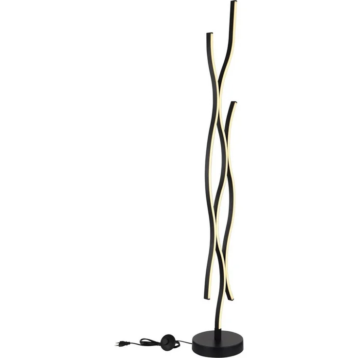 GLOBO LIGHTING LED Stehlampe GERONIMO, LED fest integriert, Warmweiß, Stehleuchte, Wohnzimmer, Schlafzimmer, Flur – Bild 2