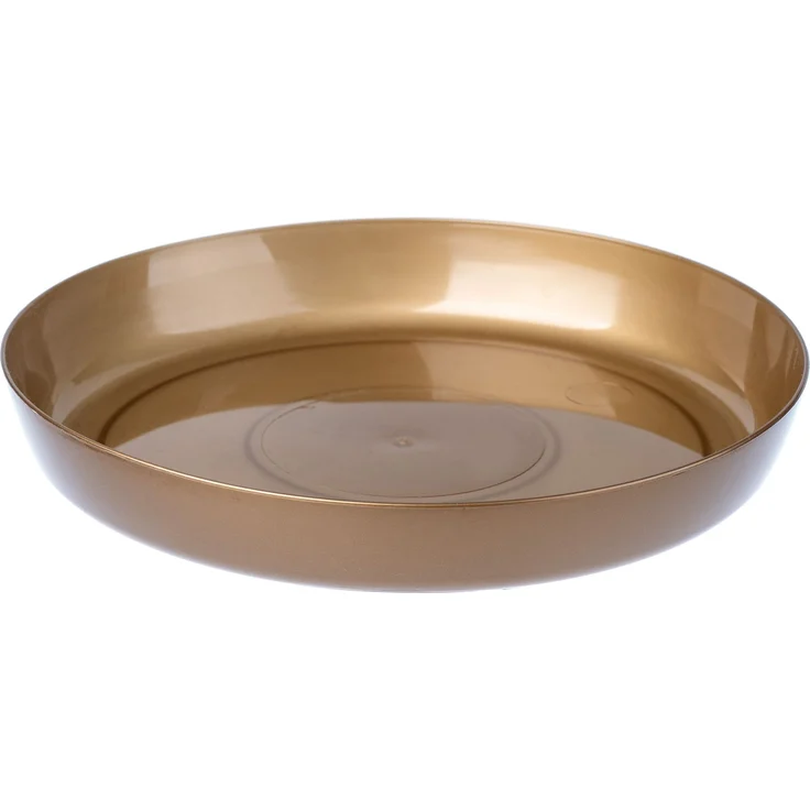 KADAX Blumentopf Blumentopf Kunststoffabdeckung mit Ständer 12 cm Gold – Bild 5