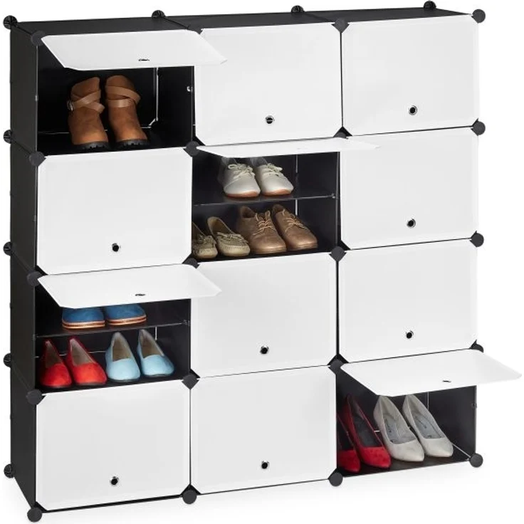 Schuhschrank Stecksystem 24 Fächer – Bild 1