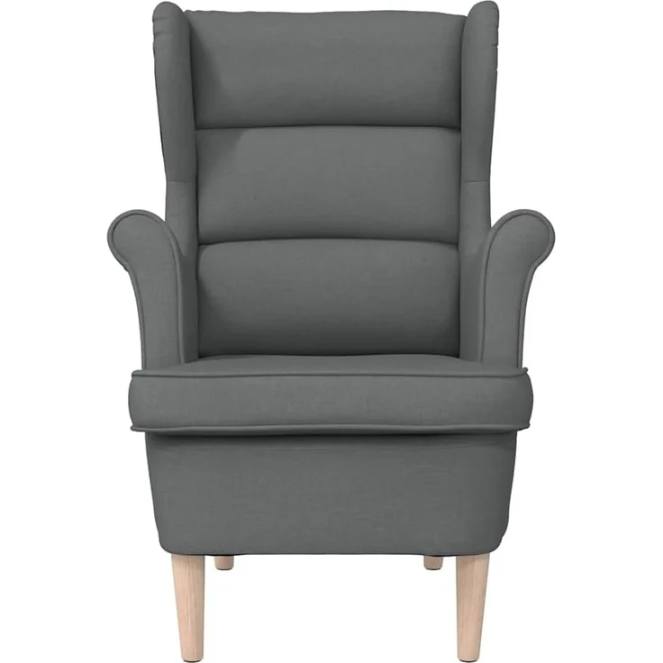 vidaXL Sessel Dunkelgrau 74x84x100 cm Stoff 4016896 – Bild 4