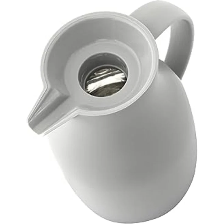 dobman exclusive 401724 Thermokanne Isolierkanne Kaffeekanne Warmhaltekanne 1L. Pearl – Bild 4