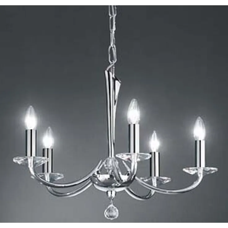 Brumberg Leuchten Krone Bahia 5Lp, chrom 859005