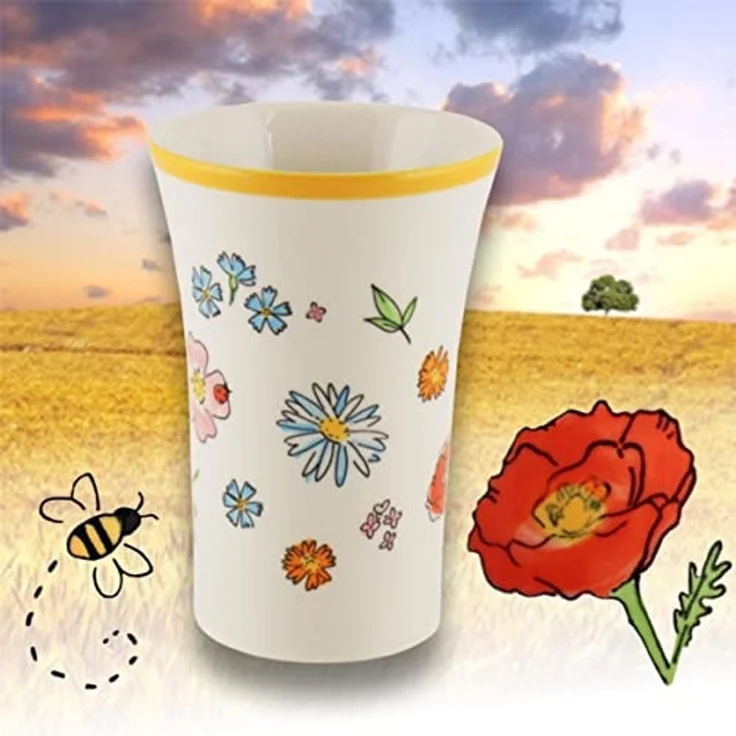 Mila Becher Mila Keramik-Becher Coffee-Pot Lovely Flowers, Keramik – Bild 5