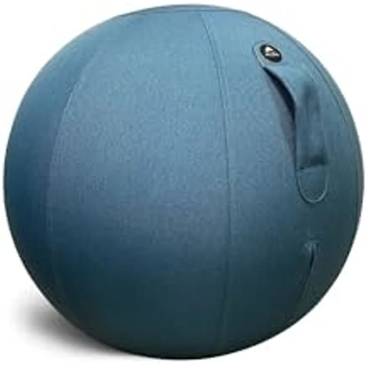 ALBA Sitzball MHBALL blau Bezug: Polyester Sitzdurchmesser: 650 mm mit Griff zum - 1 Stück (MHBALL B) – Bild 1
