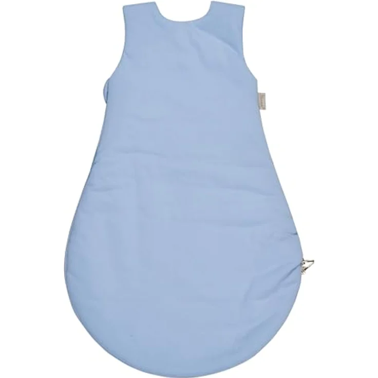 Sterntaler Babyschlafsack 50/56 cm Bär Bo, Schlafsack für Babys, Applikation am Fußteil, Singlejersey-Futter, Wattierung, Zwei-Wege-Reißverschluss, Mesheinsatz, 63×47×2 cm, eisblau, 1,50 TOG, Größe 56 – Bild 2