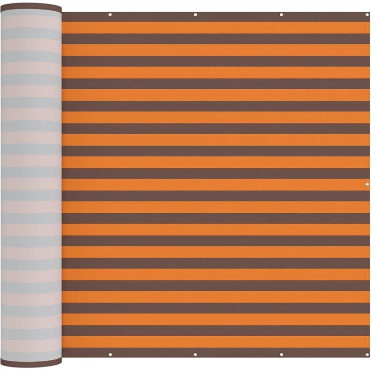 vidaXL Balkon Sichtschutz 180 x 500 cm Stoff mit PU-Beschichtung 42036433 – Bild 1