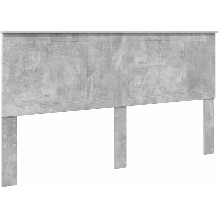 vidaXL Aufbewahrungsbett Beton Grau 180 x 200 cm Holzwerkstoff 3411183 – Bild 6