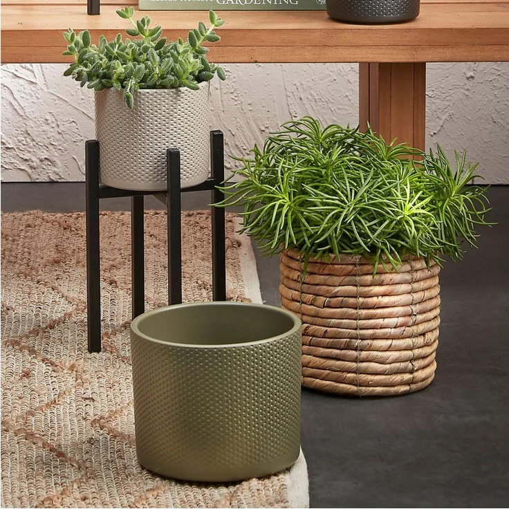 Annastore Übertopf Keramik Blumenübertopf -Pflanztopf Blumentopf aus Keramik Übertopf – Bild 2