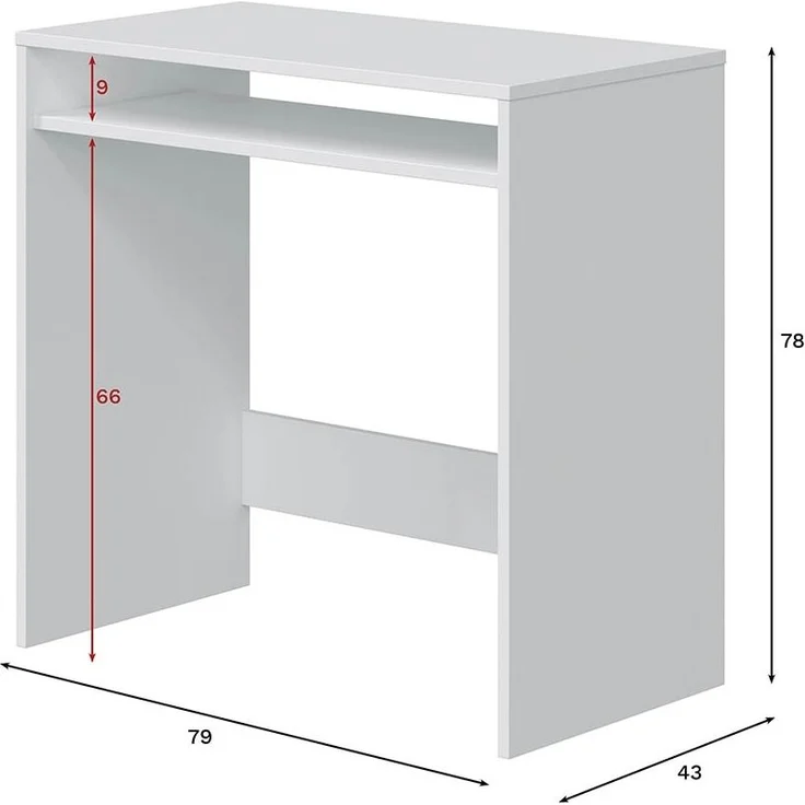 Jugendzimmer-Set >Ares Plus< in Alpen-Weiß / Basalt - 198x69x96 (BxHxT) – Bild 7
