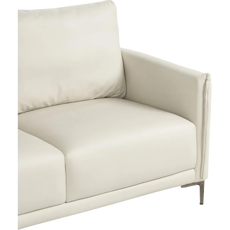 Sofa 3-Sitzer CILENS Stoff Hellbeige – Bild 7