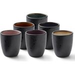 Bitz Espresso-Tassen schwarz 6er-Set