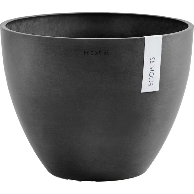ECOPOTS Blumentopf ANTWERP Dark Grey, BxTxH: 30x30x25,5 cm – Bild 1