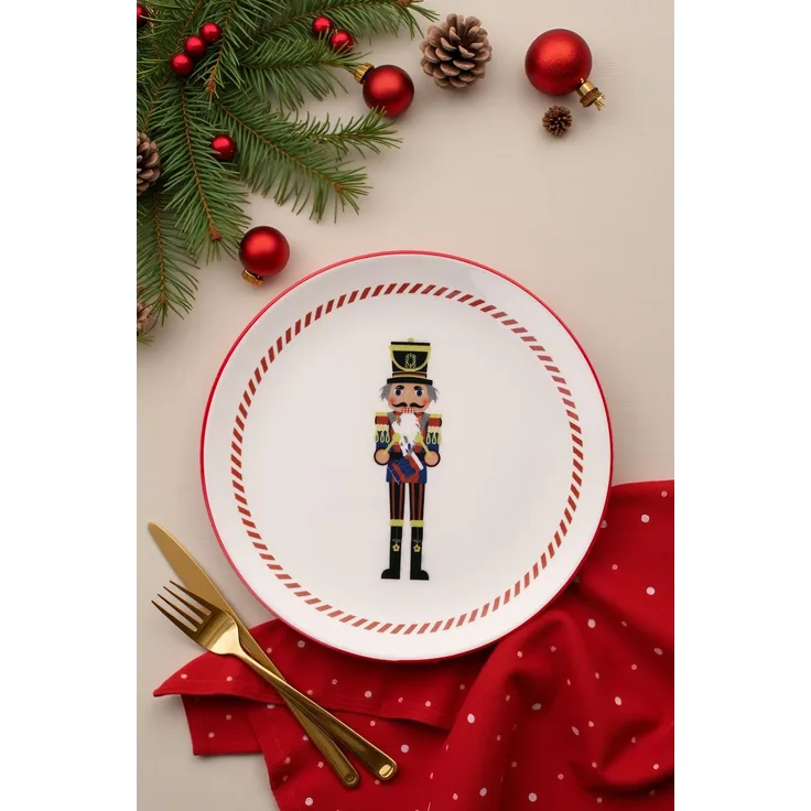 Hermia Concept 'Soldier' Dessertteller-Set (6-teilig), Mehrfarbig, 19,3 x 19,3 x 2 cm