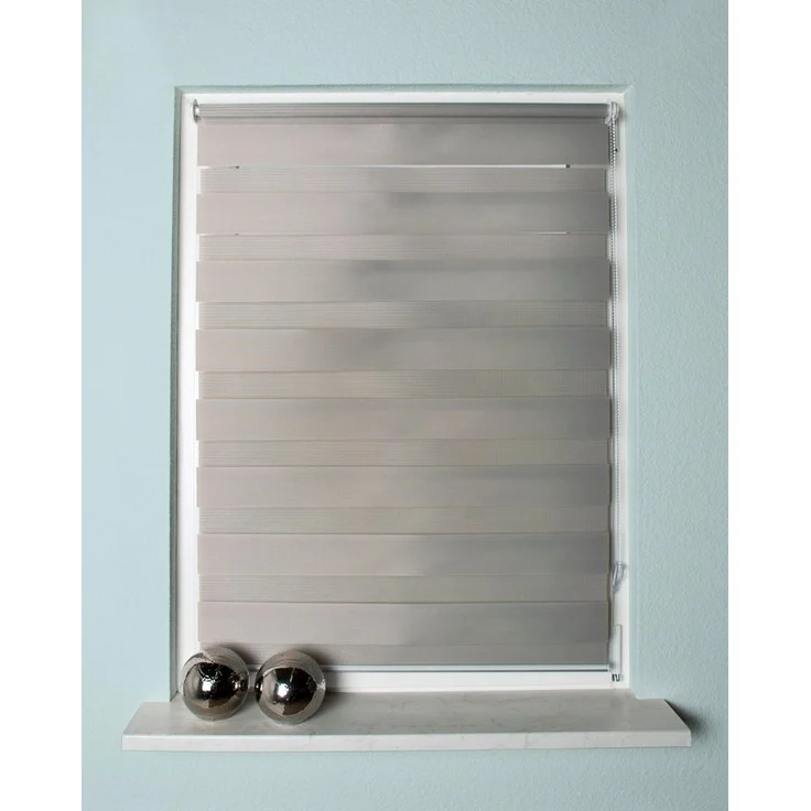 Doppelrollo STRIPES, HOME WOHNIDEEN, Lichtschutz, ohne Bohren, Klemmfix – Bild 2