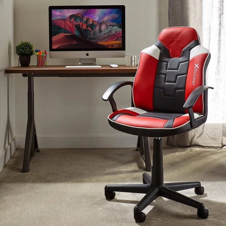 X Rocker Bürostuhl Saturn Gaming Bürodrehstuhl für Kinder & Jugendliche – Bild 2