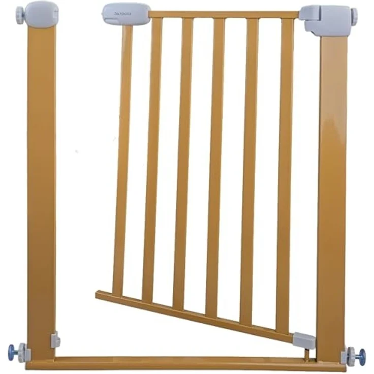 Absperrgitter Treppenschutzgitter beige für 75-85cm Durchgang 77cm Hoch – Bild 4