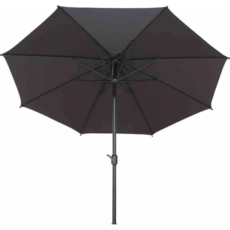 Siena Garden Mittelstockschirm Isa anthrazit Ø 300 cm – Bild 4