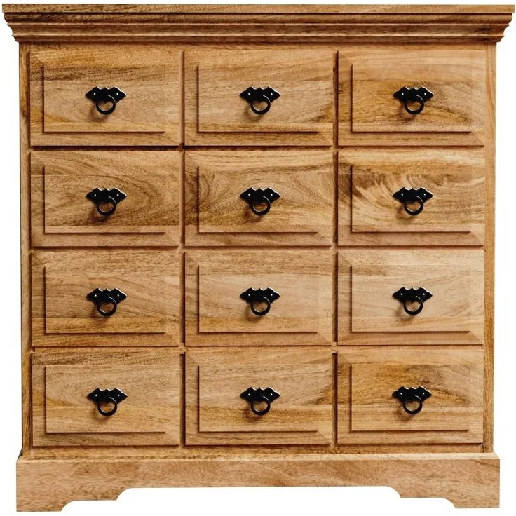 Kommode Guru 90x90x45 aus Mangoholz