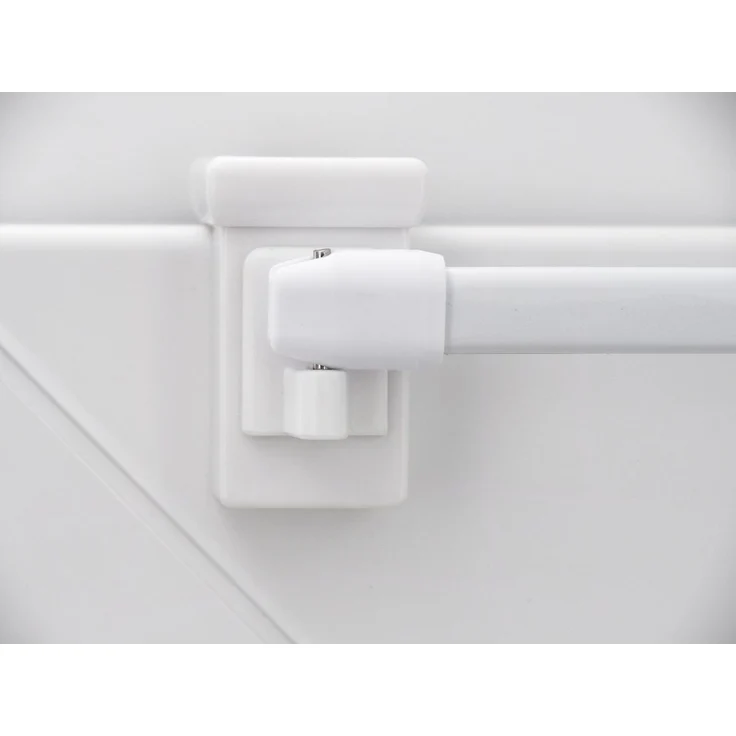 dekondo Gardinenstange Vitragestange "Bali" - 2 Stück -, ausziehbar, Fenstermontage, ohne Bohren, ohne Kleben, inkl. 4x klemmbare Fensterhaken für einen Klemmbereich von 10-27 mm – Bild 2