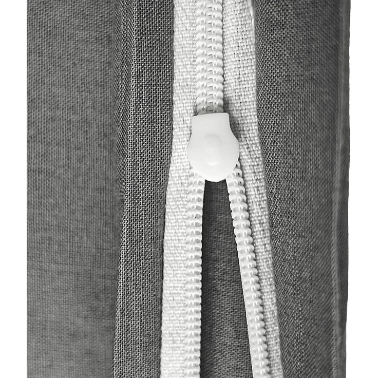 Einfarbige Bettwäschen-Sets für Einzel- und Doppelbetten 100% Baumwolle Anthrazit 155x200 cm – Bild 4