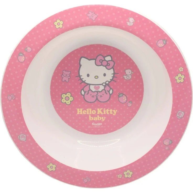 Mikrowellengeschirr Schüssel Ø16 Disney Frozen oder Hello Kitty für Kinder Hello Kitty