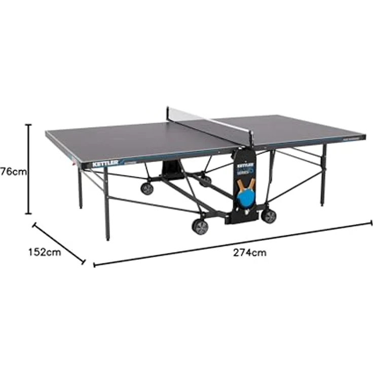 KETTLER 'K5' Tischtennisplatte, Outdoor – Bild 11