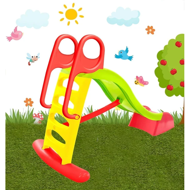 Mochtoys Kinderrutsche 10832/12199 Rutschlänge 180 cm Wasserrutsche rutschfest grün – Bild 6