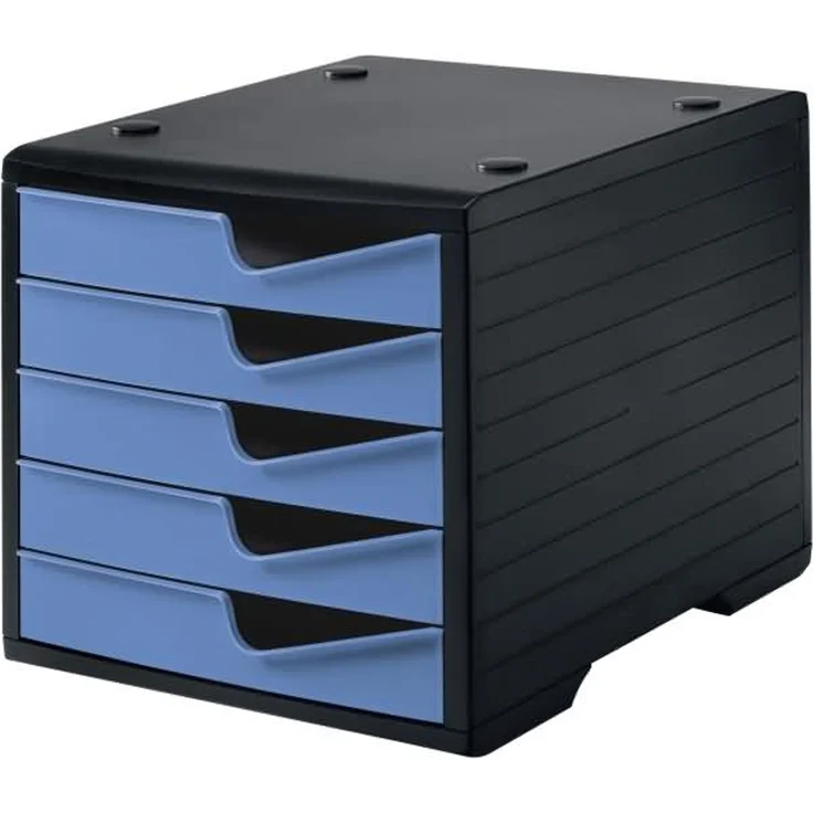 Styro Schubladenbox styroswingbox 5 Schübe schwarz/cornfloxer