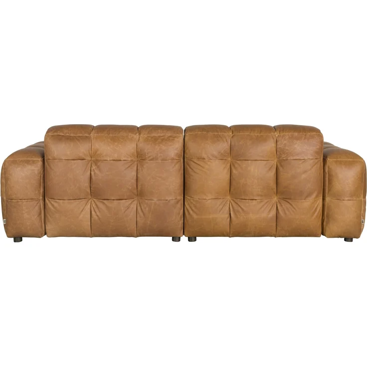 HACKMAN 3-Sitzer Sofa Echtleder Cognac von DUTCHBONE – Bild 3