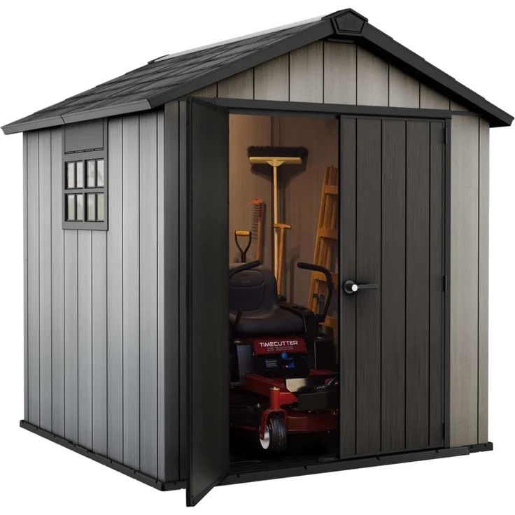 Keter Gerätehaus Oakland 757 Anthrazit 407749 – Bild 4
