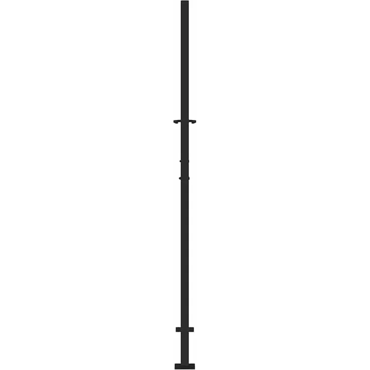 vidaXL Gartentor Schwarz 100x175 cm Stahl Trace Design 4100982 – Bild 5
