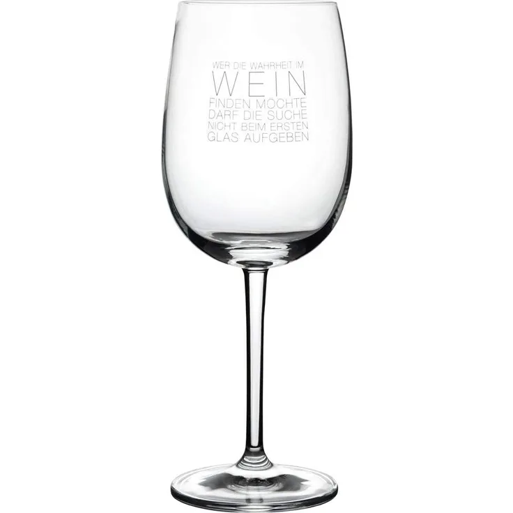 Weinglas "Wahrheit im Wein" - Räder Design
