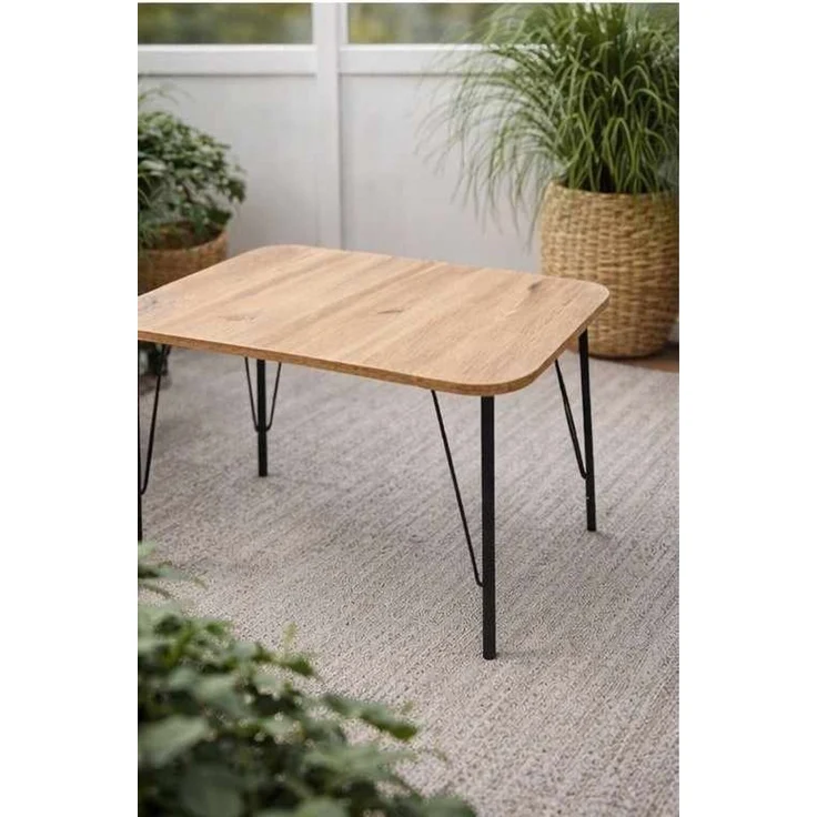 Skye Decor 'Kutay Sehpa - Mink' Garten-Lounge-Set, Nerz, 120 x 70 x 61 cm – Bild 3