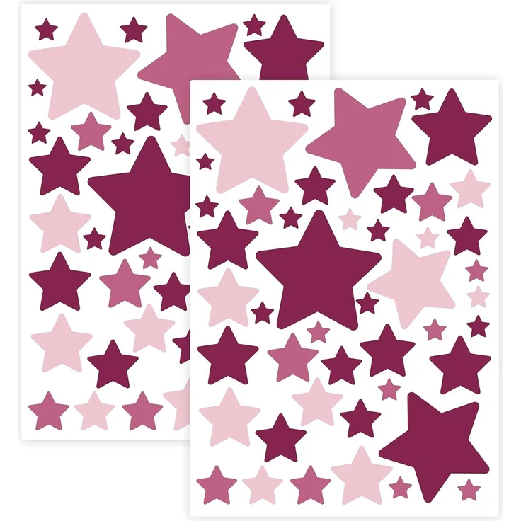 WANDKIND Wandtattoo Sternen Set 94 Stück V281 – Bild 1