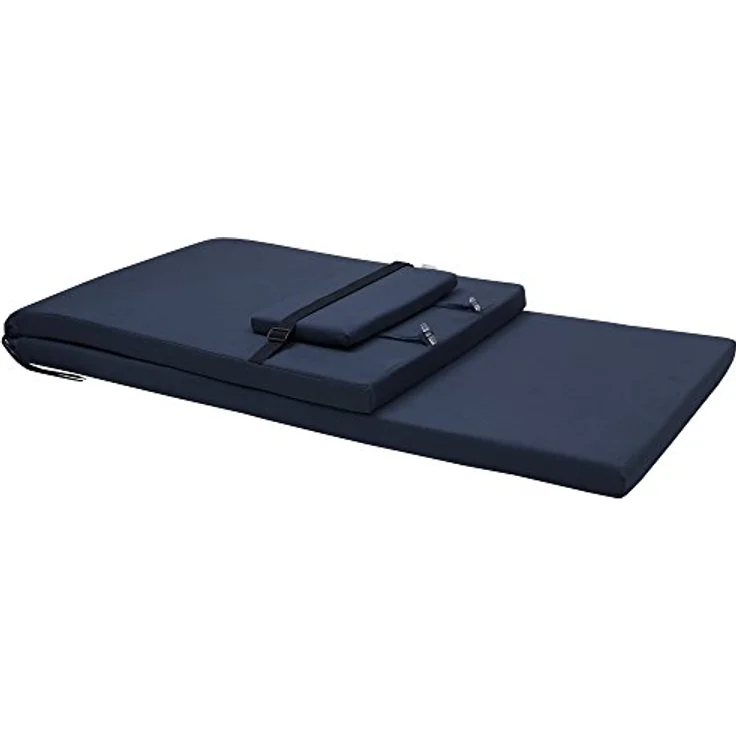 Beautissu Rollliegenauflage Loft RL 200 x 60 x 5 cm Dunkelblau – Bild 10