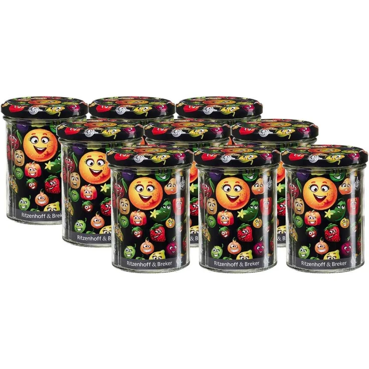 Ritzenhoff & Breker Smile Vorratsglas 475 ml 9er Set – Bild 1