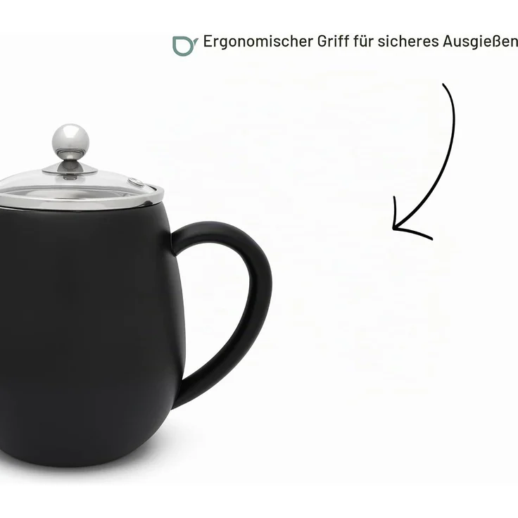 Bredemeijer Teekanne EVA 0,5l schwarz – Bild 5