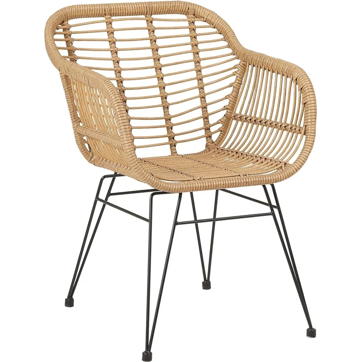 IDIMEX Esszimmerstuhl PARAMO, Esszimmerstuhl Gartenstuhl Küchenstuhl Korbstuhl Polyrattan mit Sitzki – Bild 8