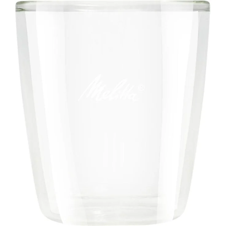 Melitta Glas-Set, Espresso-Gläser, 2 Stück, Doppelwandig, Borosilikatglas, 80 ml, 212897