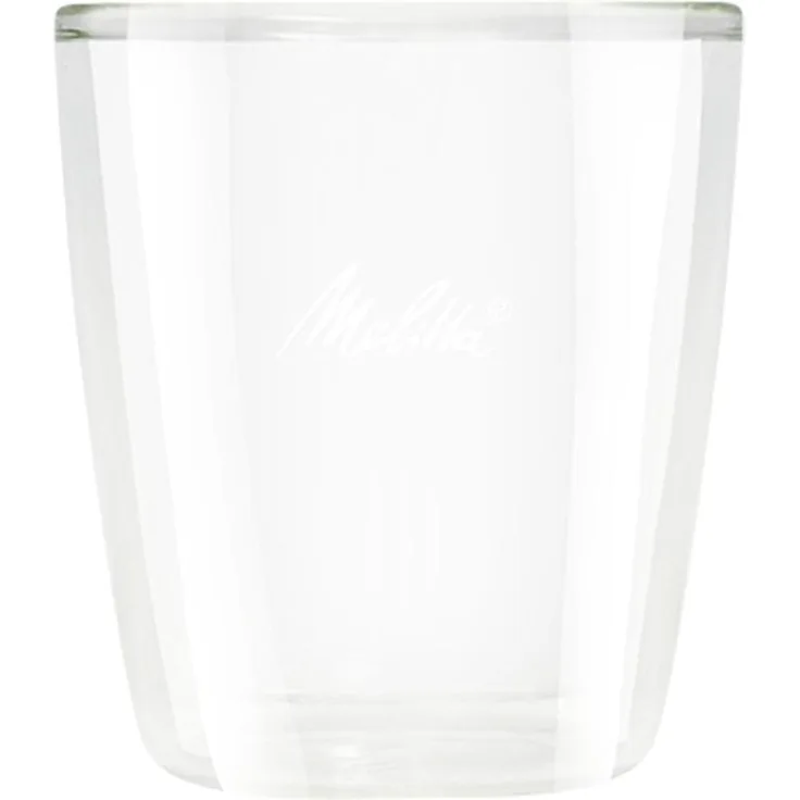 Melitta Glas-Set, Espresso-Gläser, 2 Stück, Doppelwandig, Borosilikatglas, 80 ml, 212897