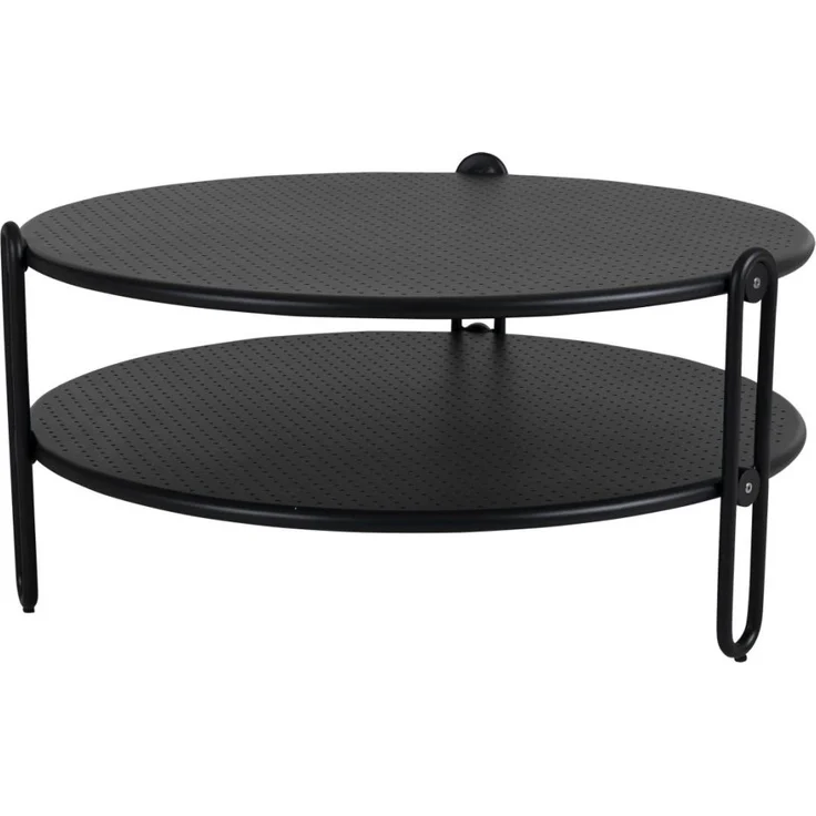 Brafab Blixt Loungetisch Aluminium rund – Bild 1