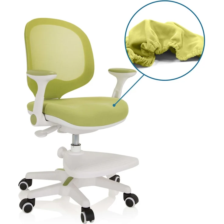 hjh OFFICE KID ERGO Stoff/Netzstoff Grün – Bild 6