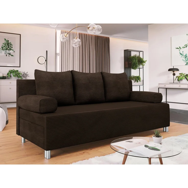 Schlafsofa Dover Cord (Sofa ohne Polsterhocker, Farbe: Poso 06) – Bild 2