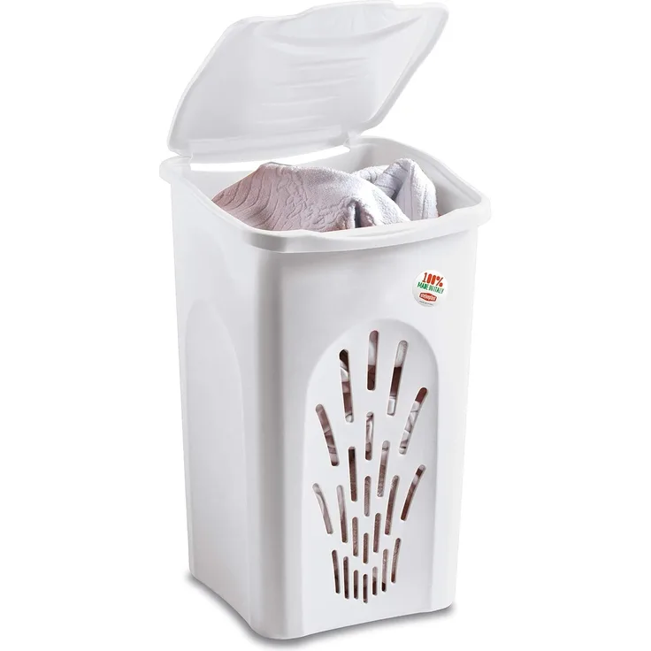 Stefanplast Spring Wäschesack, Mesh 50 L, weiß