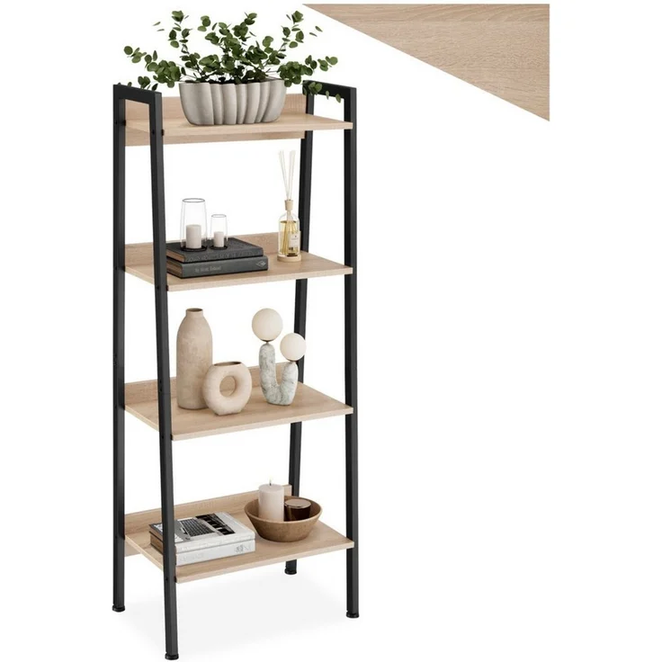 tectake Leiterregal Chatham, Set 1-tlg, Industrial Style